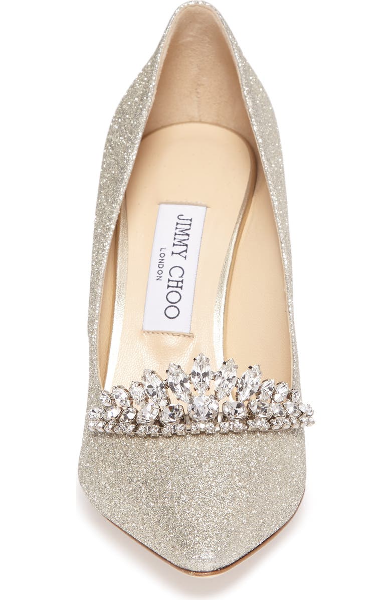 Jimmy Choo Romy Crystal Tiara Glitter Pump, Alternate, color,