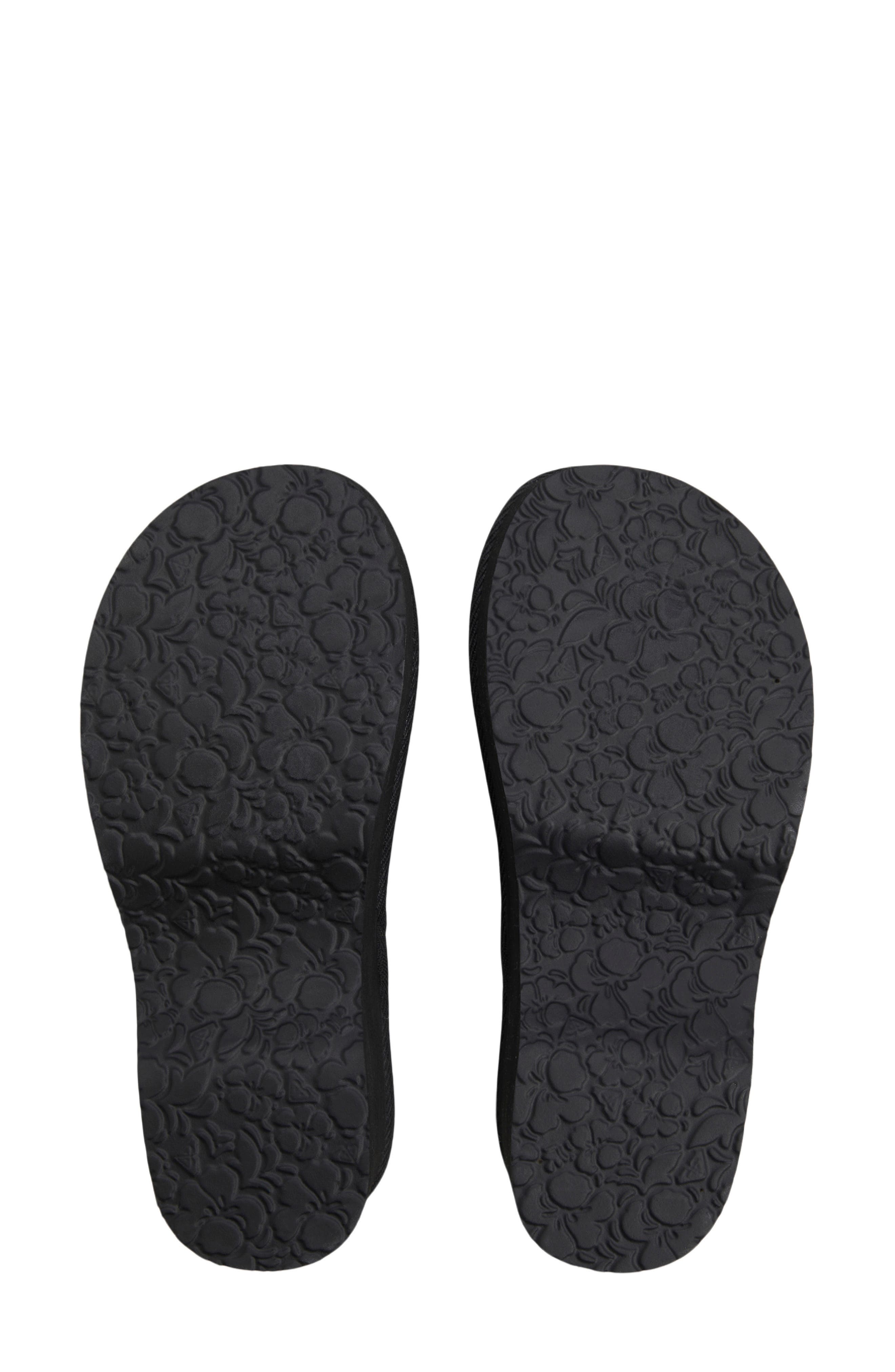 Roxy Ryana Platform Flip Flop, Alternate, color, Black