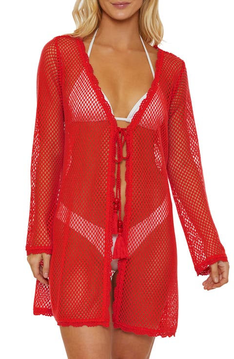 Women's Red Swimsuit Cover-Ups, Beachwear & Wraps | Nordstrom
