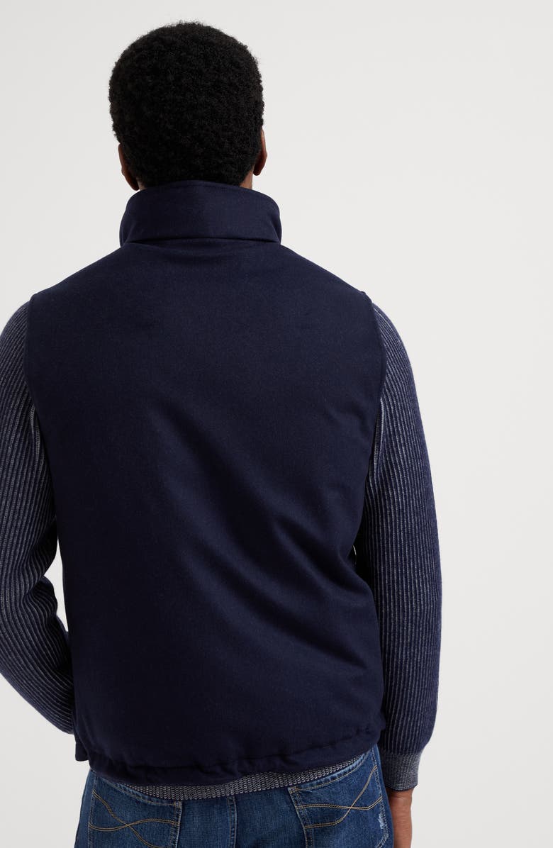 Brunello Cucinelli Flannel down vest, Alternate, color, 