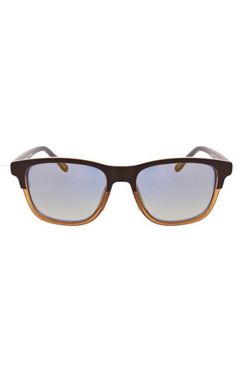 55mm Polarized Square Sunglasses