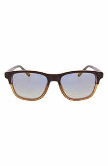 Hurley 55mm Polarized Square Sunglasses