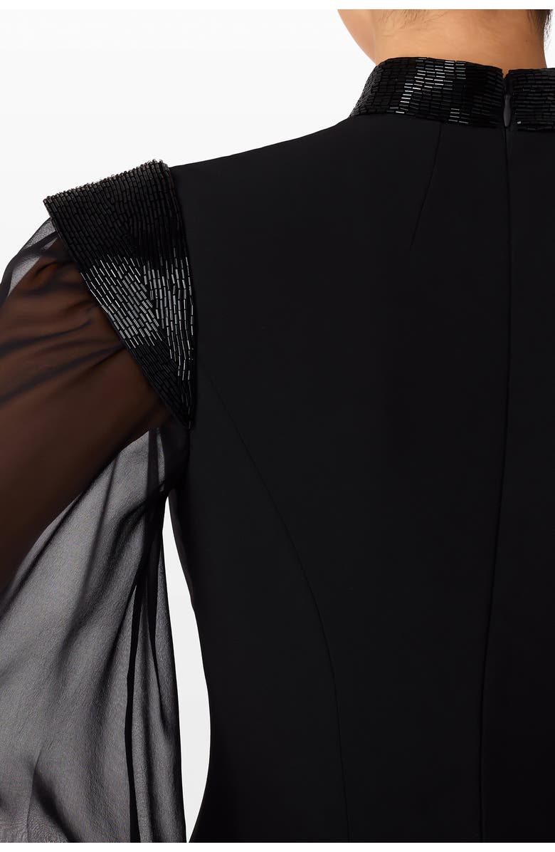 Jenny Packham Isabelle Maxi Dress, Alternate, color, Liquorice