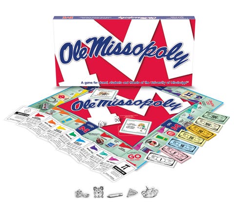 University of Mississippi Ole Missopoly Monopoly Board Game