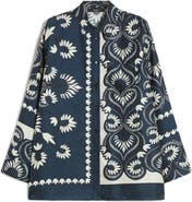 Weekend Max Mara Patchwork Jersey Button-Up Shirt