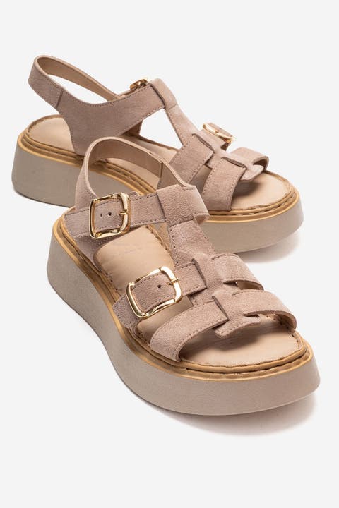 Loin Leather Platform Sandal (Women)