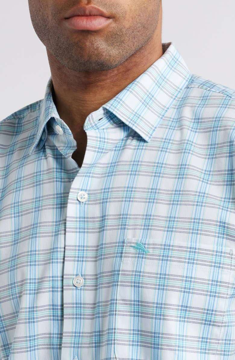 Tommy Bahama Sarasota Stretch San Marcos Check IslandZone<sup>®</sup> Button-Up Shirt, Alternate, color,