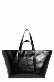 Bookish Day Off Leather Tote Bag