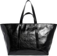 Off-White Bookish Day Off Leather Tote Bag