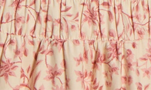 Reformation Womens Corinne Leannah Puffed-sleeves Stretch-cotton Mini Dress In Pink