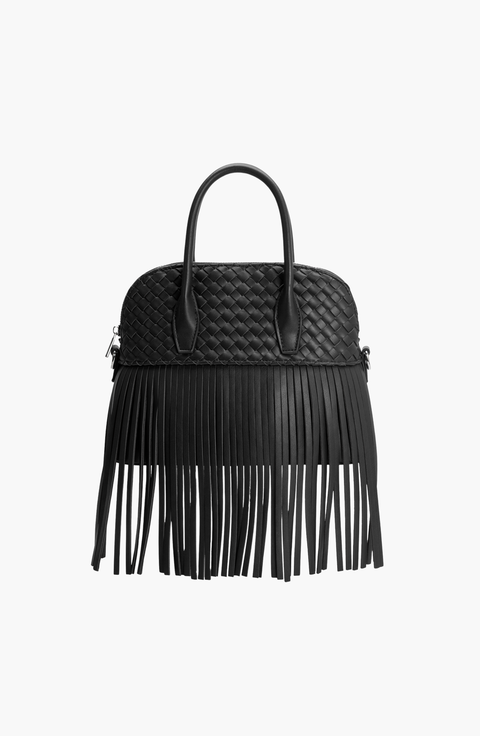 Halle Recycled Vegan Leather Top Handle Bag