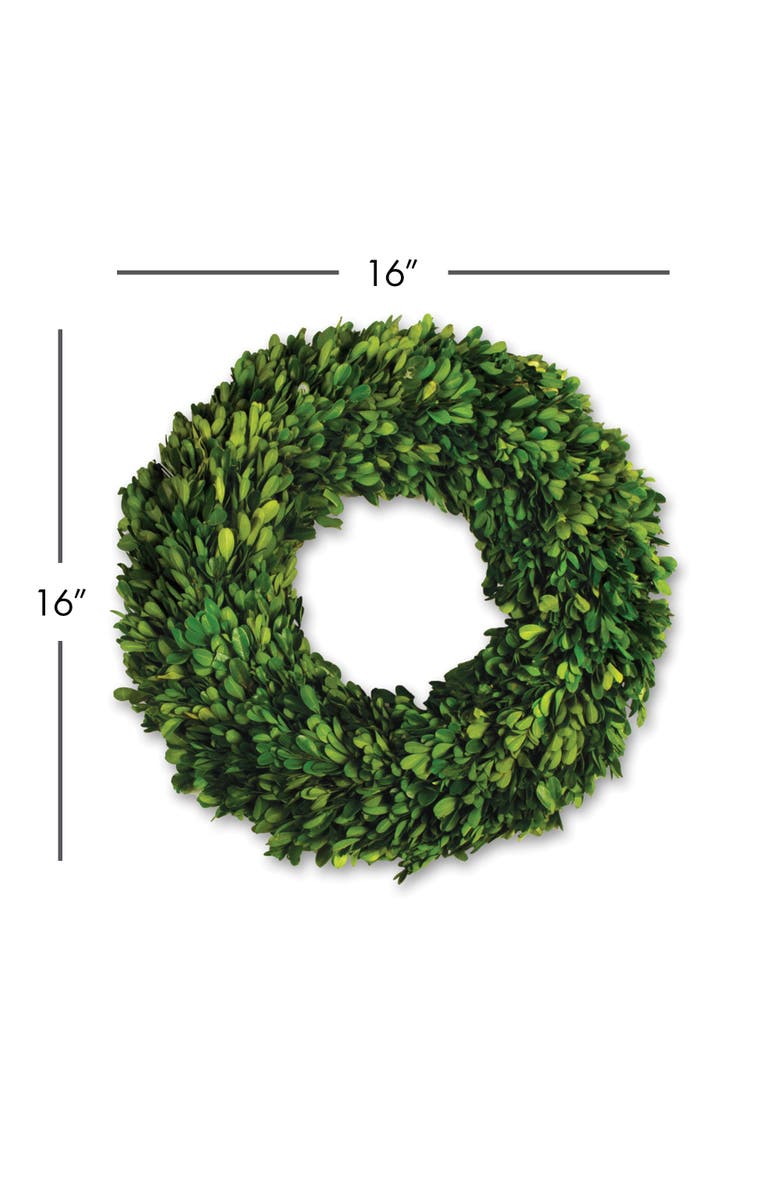 Napa Home & Garden Boxwood Wreath, Alternate, color, Green