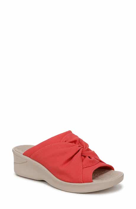 LifeStride Smile 3 Open Toe Wedge Slide Sandal - Wide Width Available