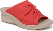 LifeStride Smile 3 Open Toe Wedge Slide Sandal - Wide Width Available