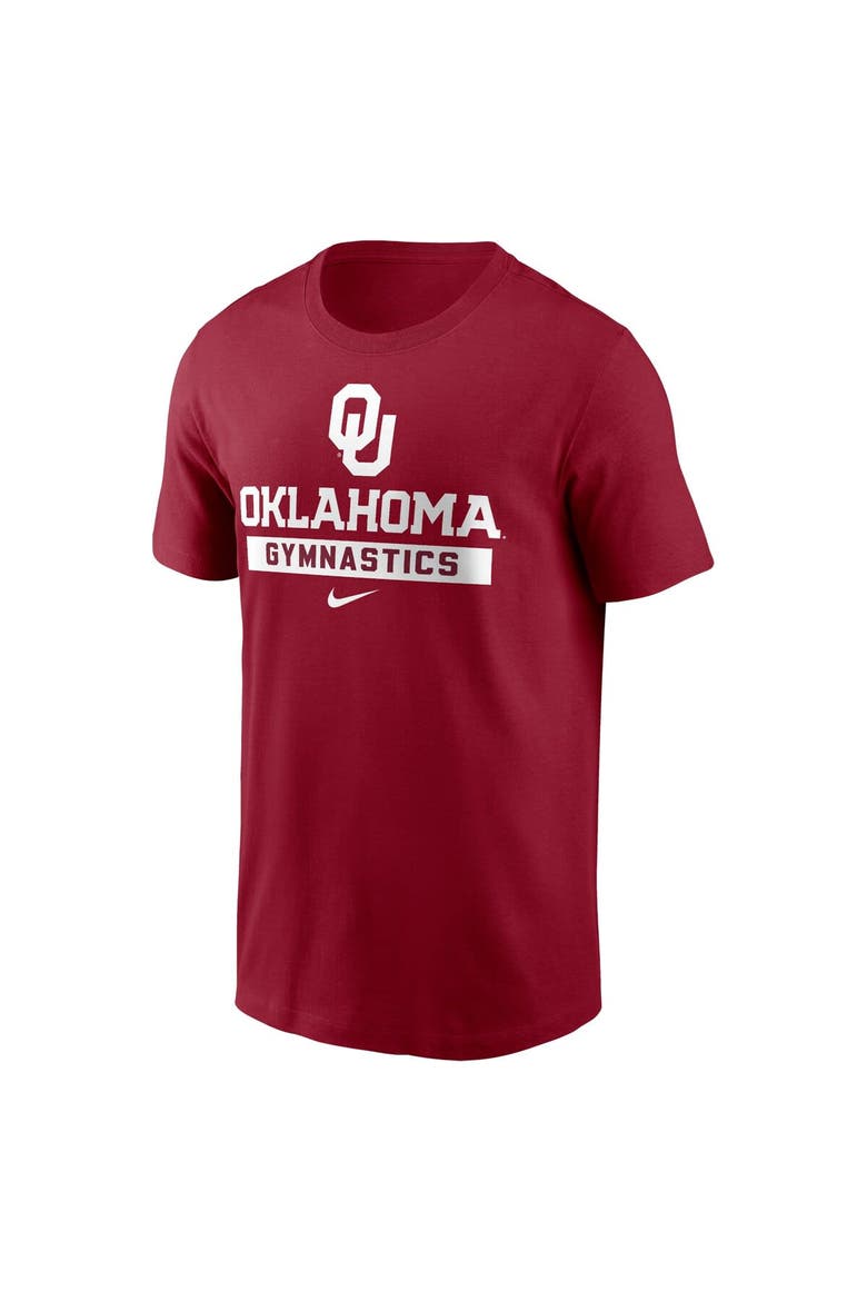 Men's Nike Crimson Oklahoma Sooners Gymnastics T-Shirt, Alternate, color, Crimson