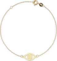 Ember Fine Jewelry 14K Gold Evil Eye Bracelet