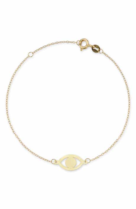 Ember Fine Jewelry 14K Gold Evil Eye Bracelet