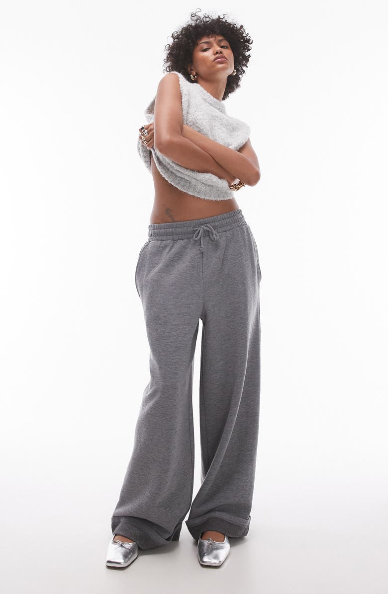 Topshop Bouclé Pullover Vest, Alternate, color,