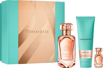 TIFFANY & CO INTENSE , factory ROSE GOLD, BLOOM EDT FLORA JASMINE MINI 4 PCS SET