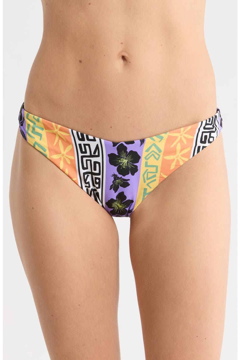 Bring it on V-Cut Bikini Bottoms, Main, color, PURPLE MULTI