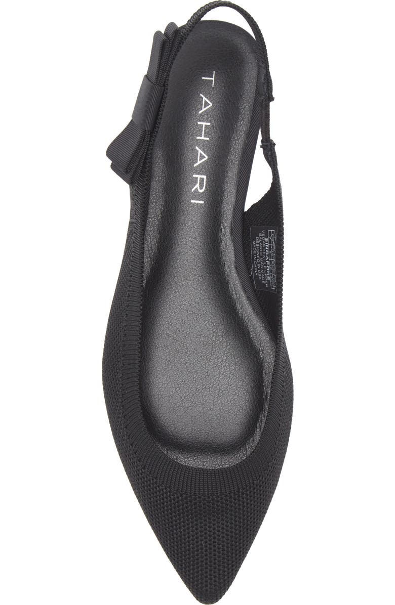Tahari Knit Slingback Flat, Alternate, color,