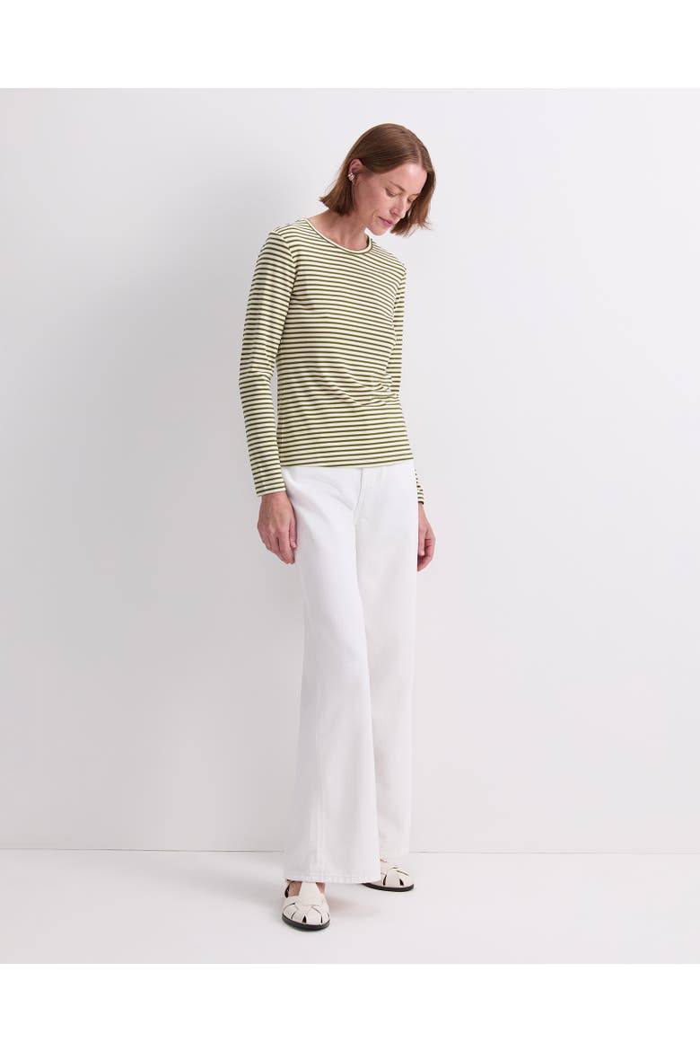 Lurex Long Sleeve Magic T-Shirt, Alternate, color, Green Multi