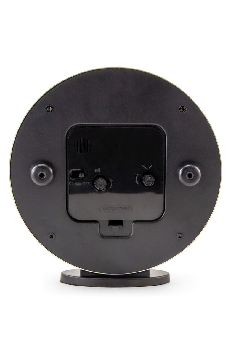 CROSLEY Analog Alarm Clock, Alternate, color, Black And Gold