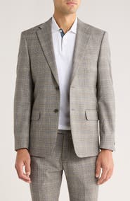 Tommy Hilfiger Plaid Wool Blazer