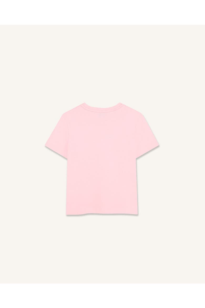Kids Logo Cotton T-Shirt, Alternate, color, Pink