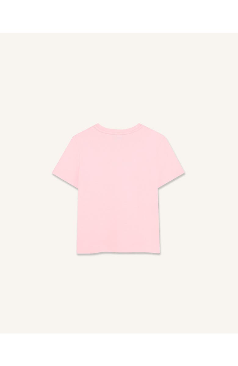 Lanvin Kids Logo Cotton T-Shirt, Alternate, color, Pink