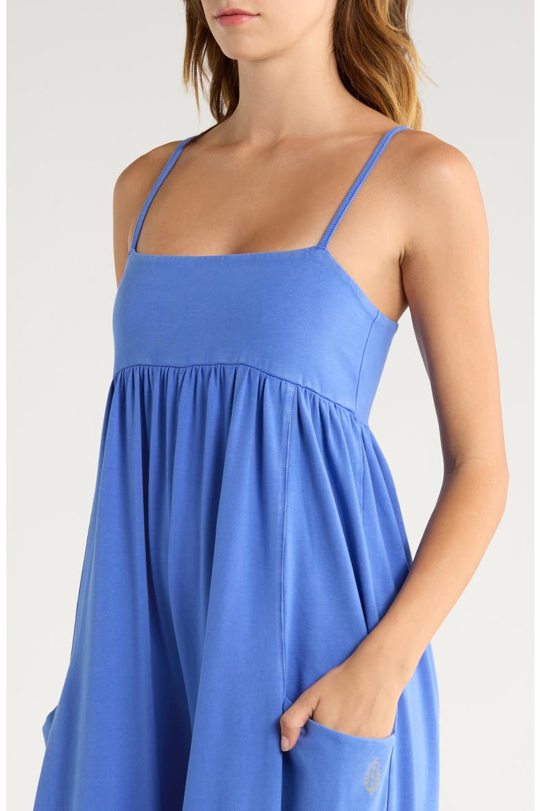 FP Movement Hot Shot Strappy Stretch Cotton Jumpsuit, Alternate, color, PULSE