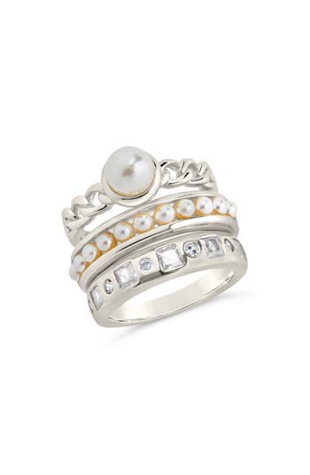 Sterling Forever Kimber Stacking Ring Set