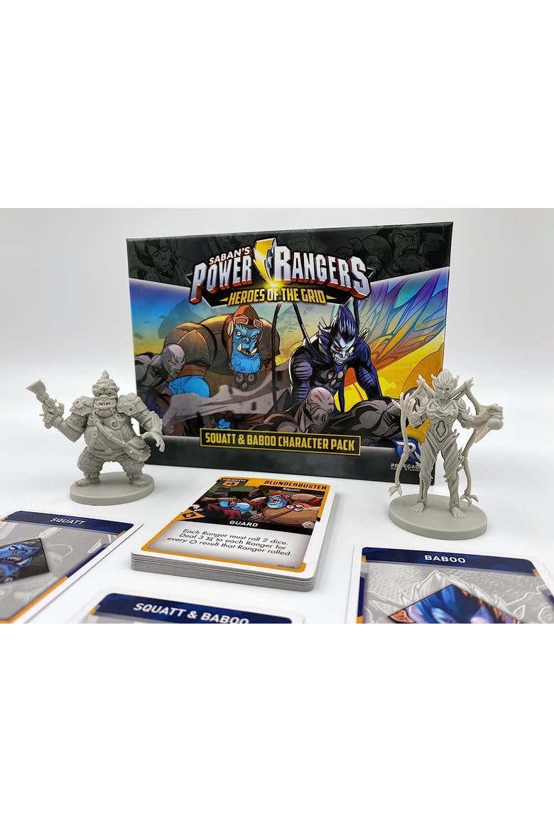 Power Rangers Heroes of The Grid Squatt & Baboo Pack, Alternate, color, Multicolored