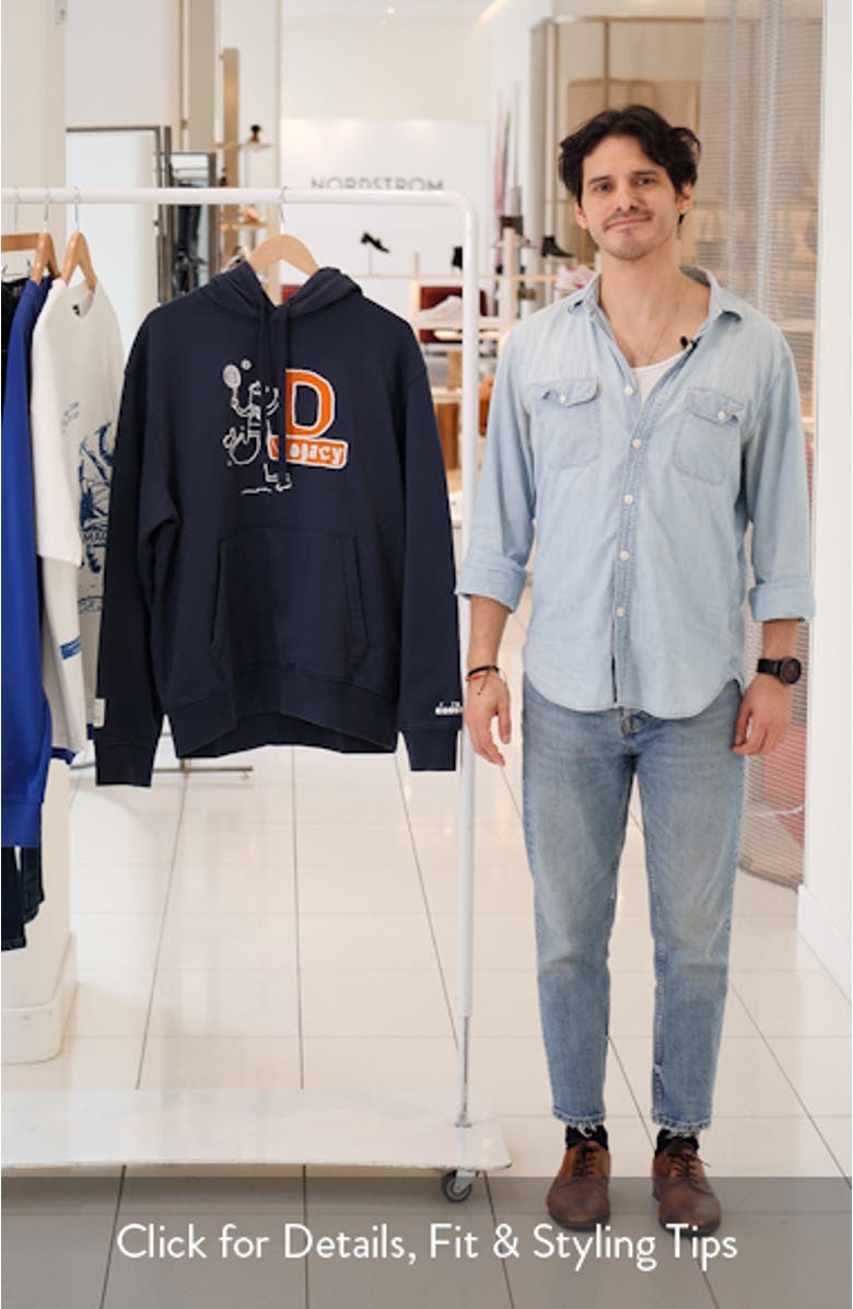 Legacy Embroidered Fleece Hoodie, sales video thumbnail