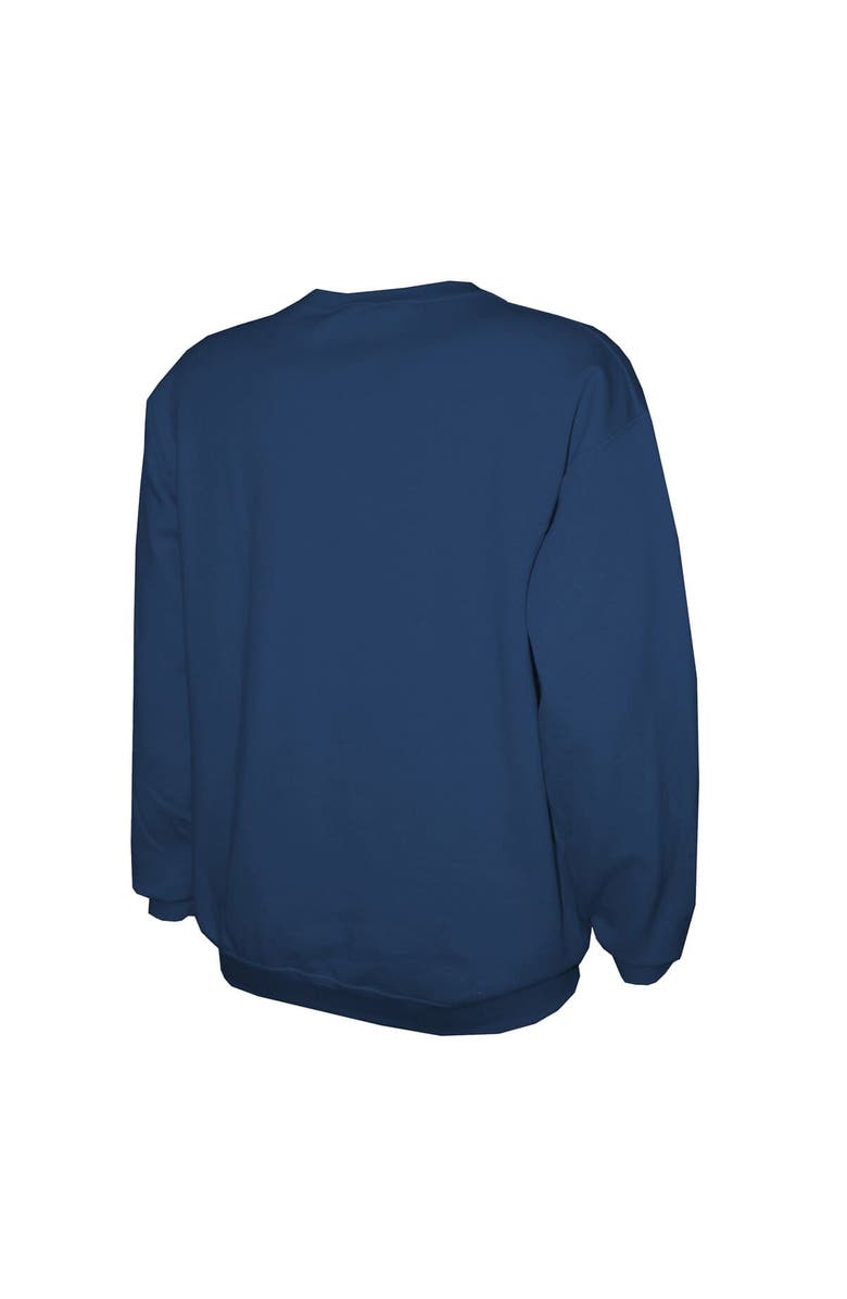 STITCHES Men's Stitches Navy Houston Astros Lightweight Crew Sweatshirt, Alternate, color, Navy