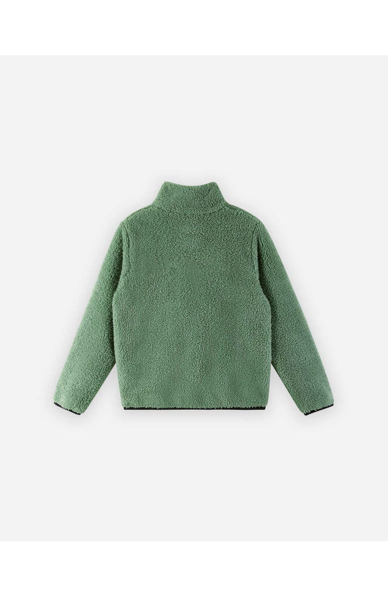 Reima Turilas Solid Fleece sweater, Alternate, color, Green Clay