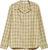 Séfr Ignacio Plaid Cotton & Linen Button-Up Shirt
