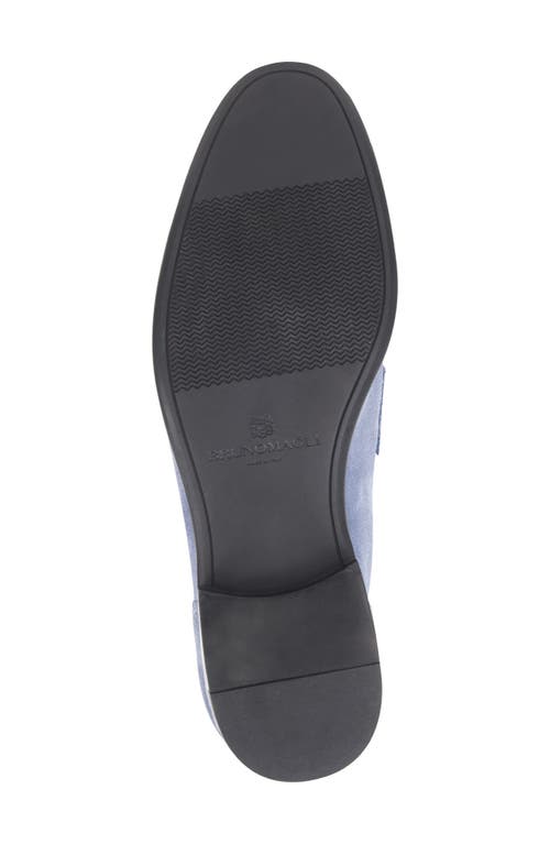 Bruno Magli Lastra Loafer In Light Blue Suede