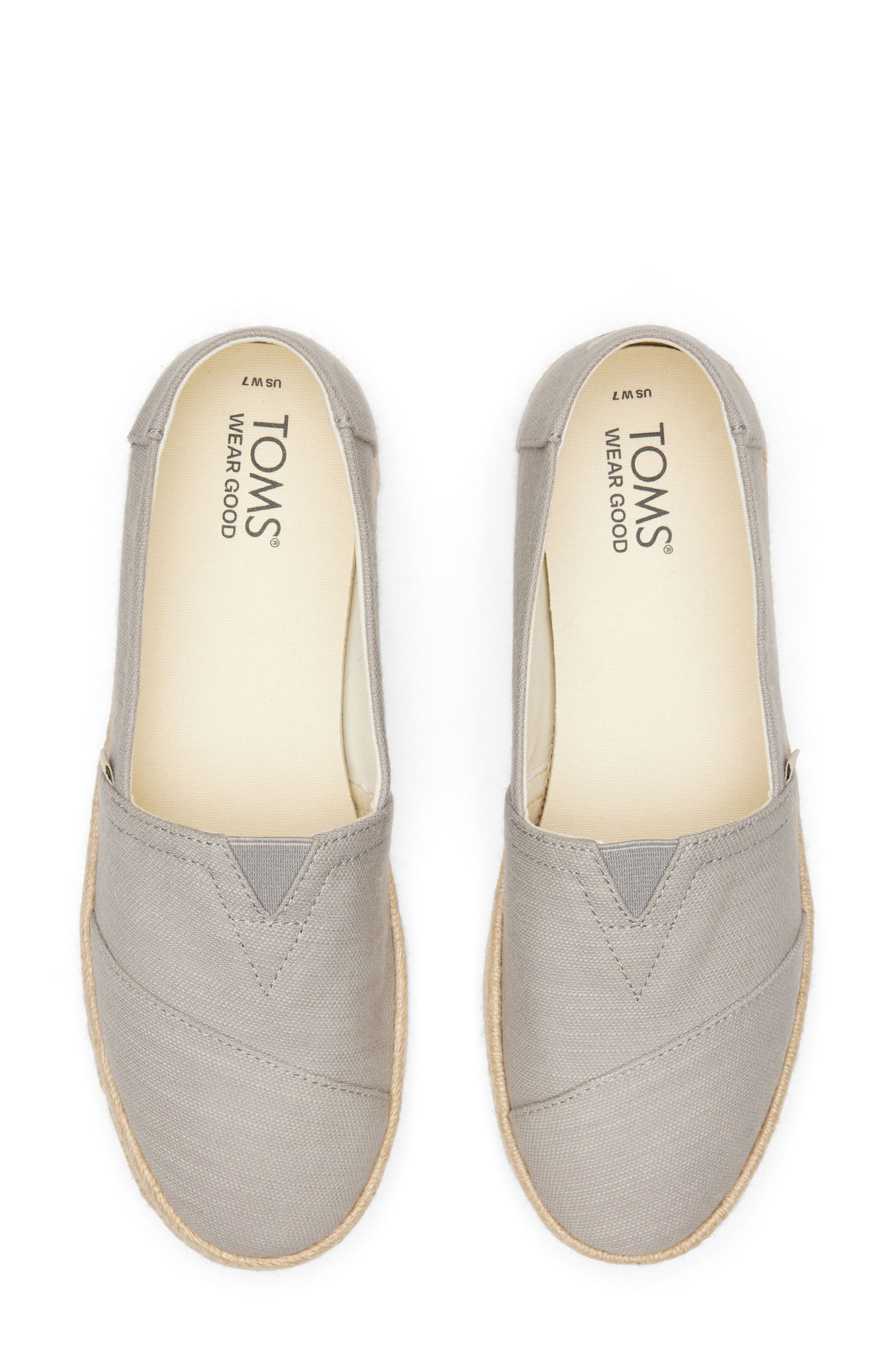 Alpargata Rope Espadrille 2.0 Shoe, Alternate, color, GREY