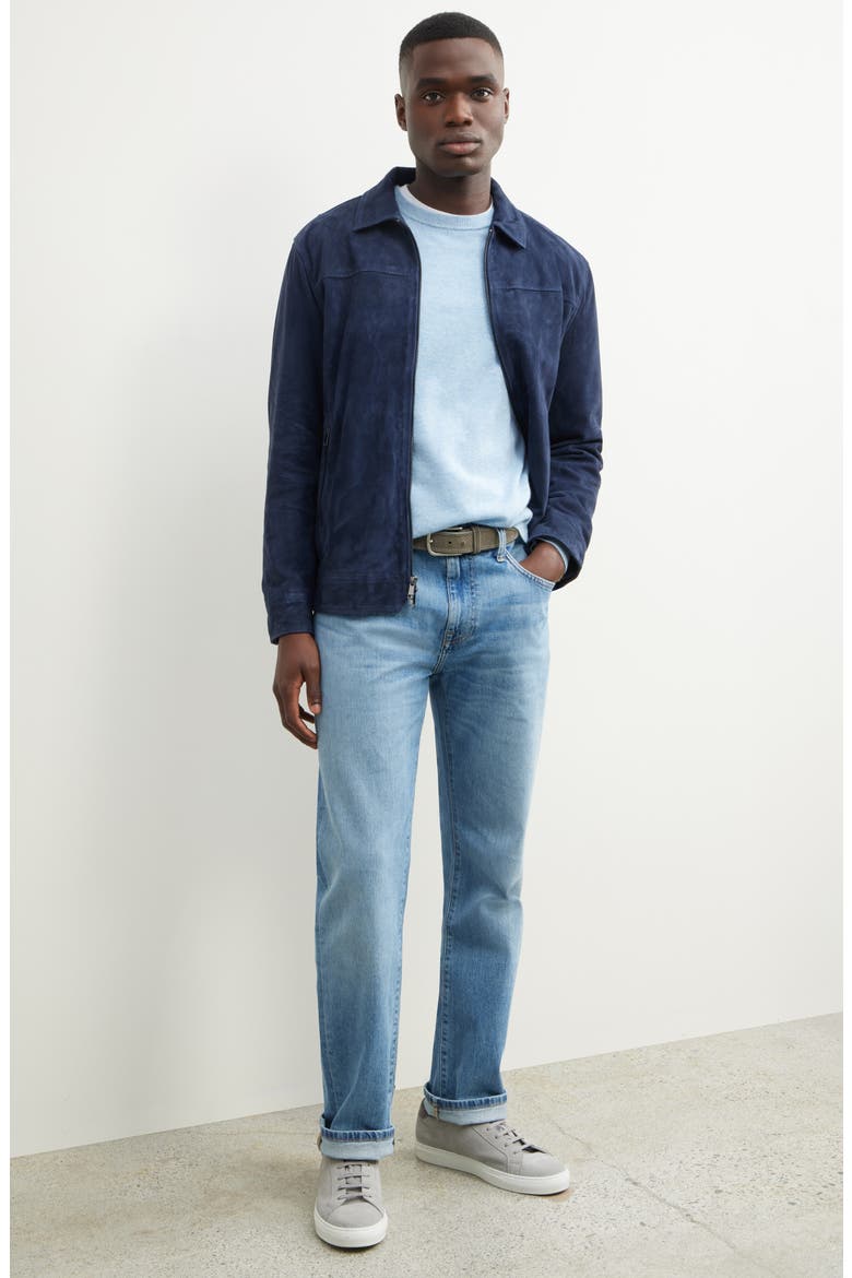 Straight Leg Jeans, Alternate, color, LIGHT HORIZON WASH