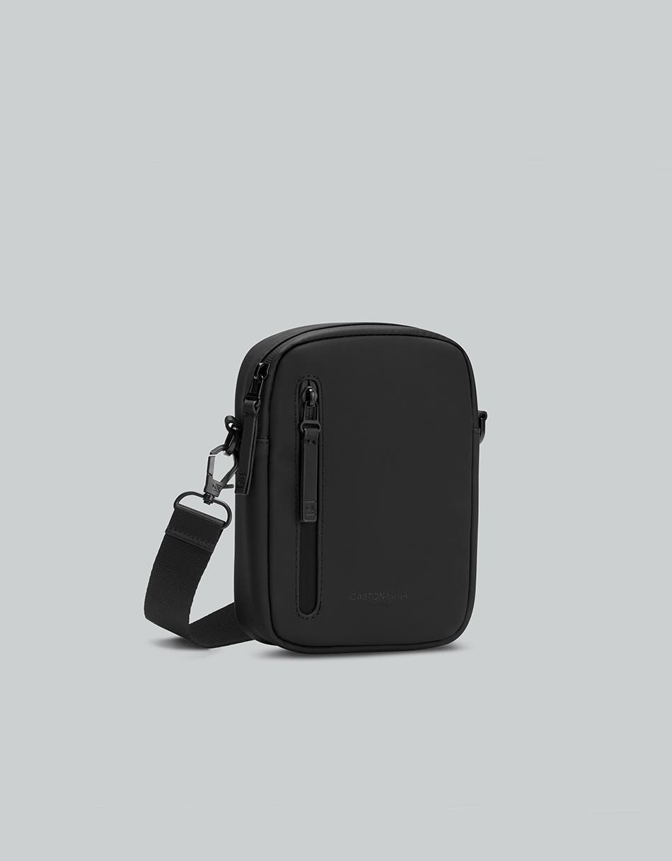 Gaston Luga Däsh Verti Crossbody  - Black, Alternate, color, Black