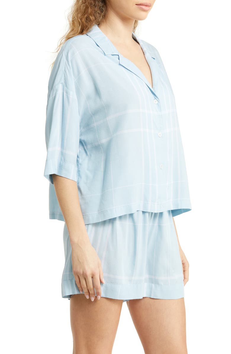 Papinelle Plaid Relaxed Fit Short Pajamas, Alternate, color,