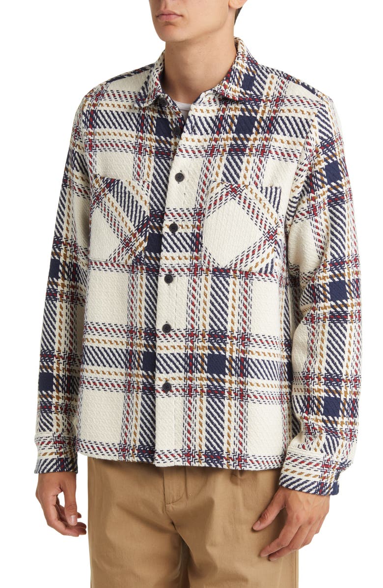 Wax London Whiting Plaid Overshirt, Alternate, color,