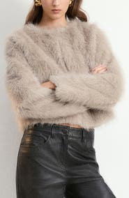 MANGO Bruni Faux Fur Jacket