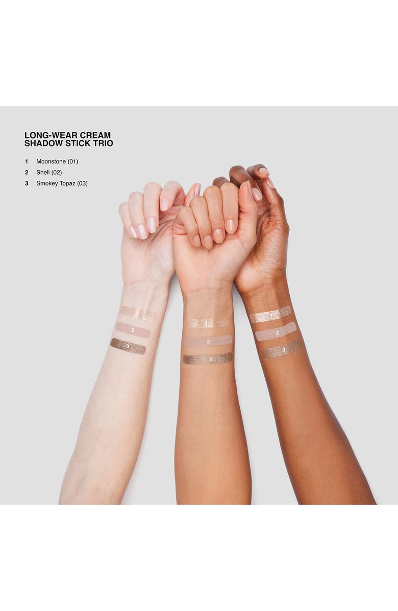 Bobbi Brown Long-Wear Cream Eyeshadow Stick Trio $102 Value, Alternate, color,