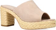 Pelle Moda Capree Espadrille Platform Slide Sandal