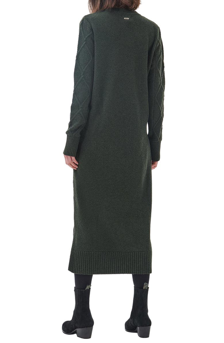 Barbour Burne Long Sleeve Wool Blend Sweater Dress, Alternate, color, 