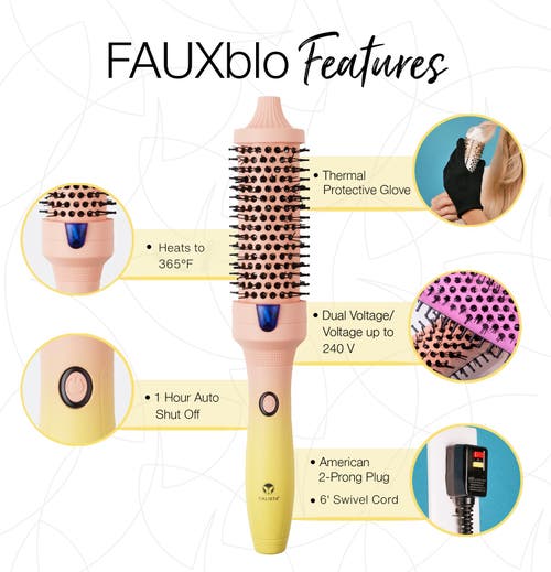 Calista Fauxblo Thermal Blowout Brush In Red