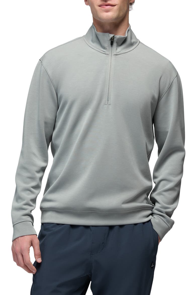 Shea Soft Quarter Zip Pullover, Main, color, STERLING