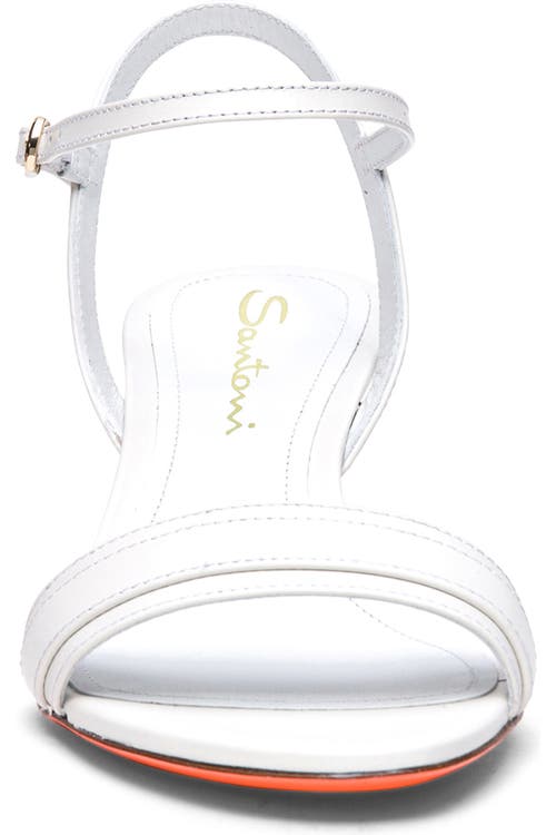 SANTONI MID-HEEL SANDAL